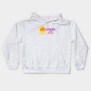 Life's a Beach: Waikiki, Oahu, Hawaii Kids Hoodie